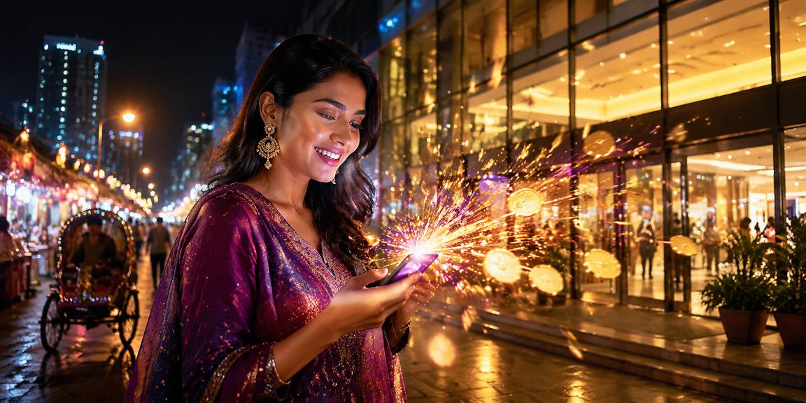 খুলনার রাত্রি বাজারে একজন ব্যবহারকারী reno8 মোবাইল প্ল্যাটফর্ম ব্যবহার করছেন